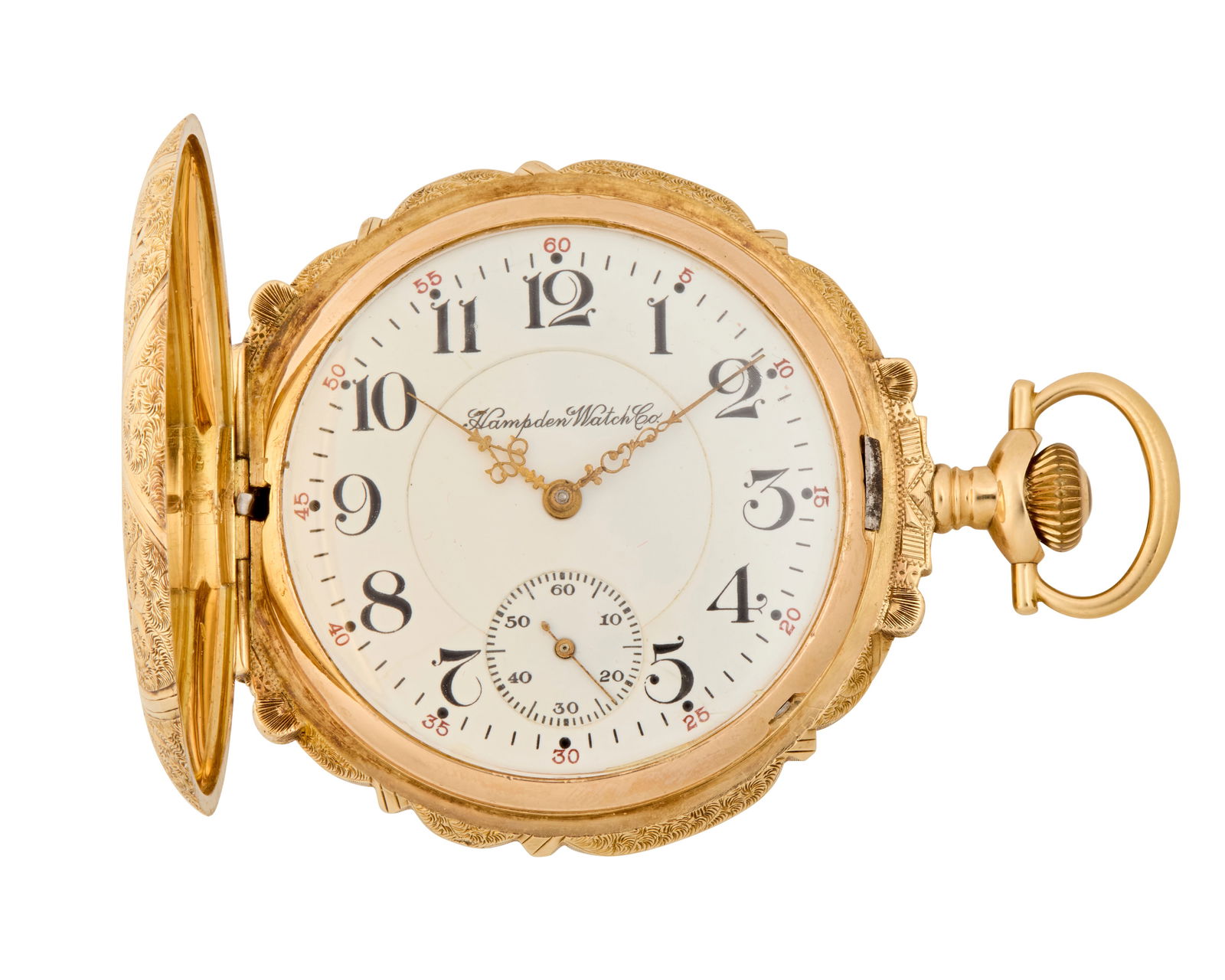 Hampden Watch Co.: A 14K Tri-Color Gold Pocket Watch (1 of 5)