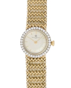 Baume Mercier: A 14K Gold and Diamond Watch