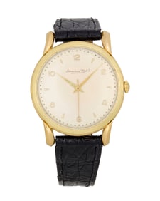 International: An 18K Gold Watch