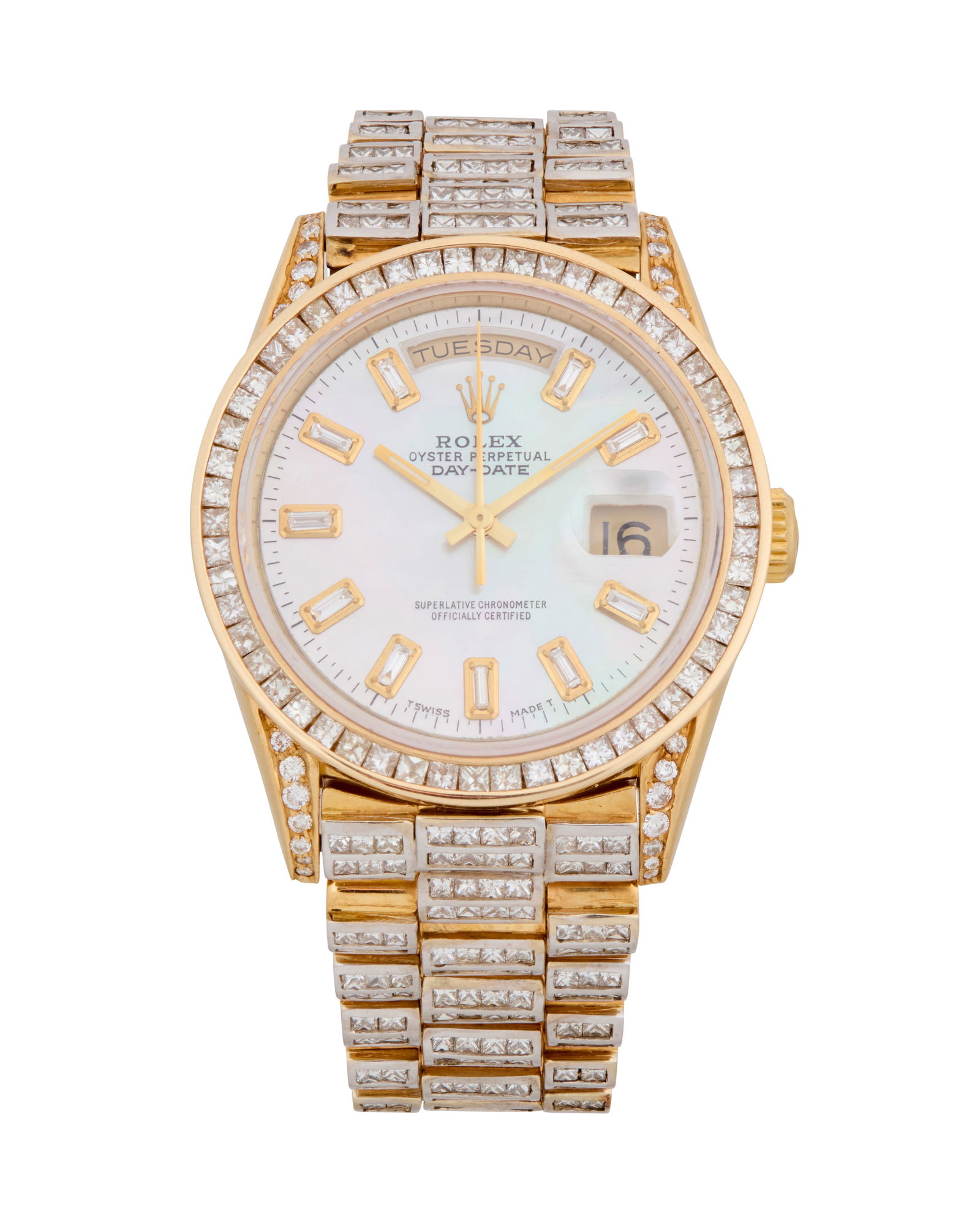 Rolex: An 18K Gold and Mother-of-Pearl Watch (1 of 4)