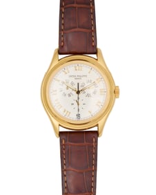 Patek Philippe: An 18K Gold 'Annual Calendar' Watch