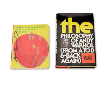 Andy Warhol (1928-1987), Two Signed First Edition books, 1975 and 1983