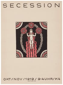 Wilhelm Dachauer (1881-1951), "Secession" exhibition poster, 1919