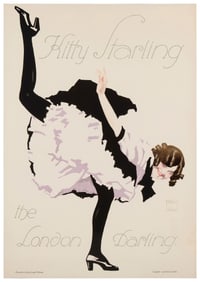 Ludwig Hohlwein (1874-1949), "Kitty Starling, the London Darling," 1914
