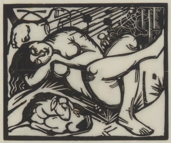 Franz Marc (1880-1916), "Schlafende Hirtin," 1912