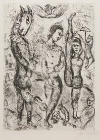 Marc Chagall (1887-1985), "Le Pierrot," 1968