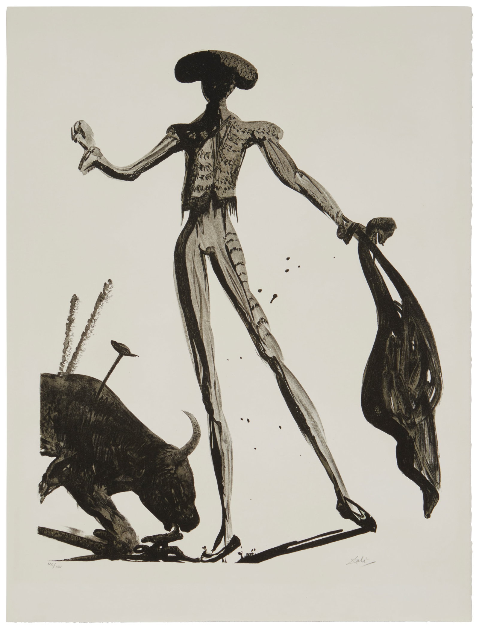 Salvador Dali (1904-1989), "Torero Noir," 1969 (1 of 8)