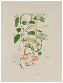 Salvador Dali (1904-1989), "Pisum Sensuale," from "Flora Dalinae (FlorDali)," 1968