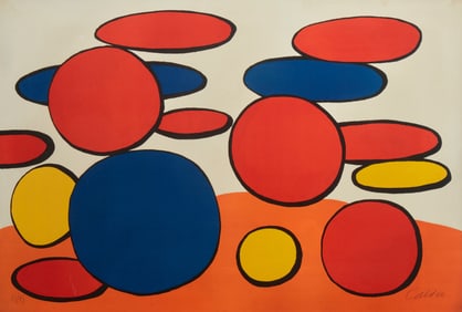 Alexander Calder (1898-1976), "Composition aux cercles," 1975