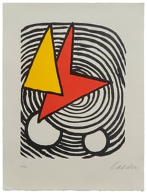 Alexander Calder (1898-1976), "Triangle et Quadrilatere," 1973
