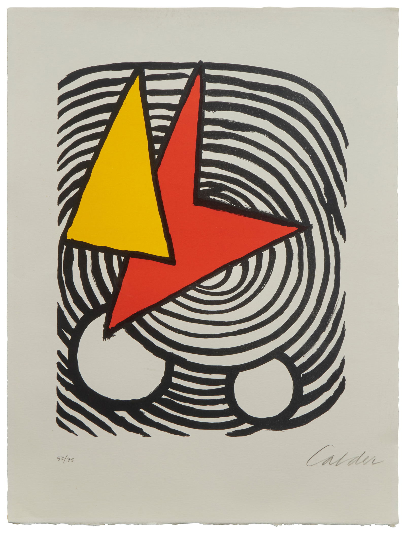 Alexander Calder (1898-1976), "Triangle et Quadrilatere," 1973 (1 of 6)