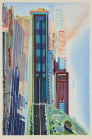 Wayne Thiebaud (1920-2021), "Hill Street," 1987