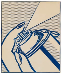 Roy Lichtenstein (1923-1997), "Spray Can," from "One Cent Life" portfolio, 1963-64