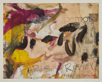 Willem De Kooning (1904-1997), "Paris Review," 1979