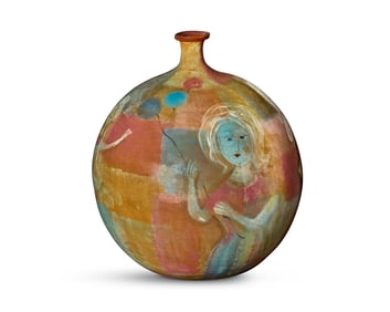Polia Pillin (1909-1992), A glazed studio pottery vase, mid-20th century***
