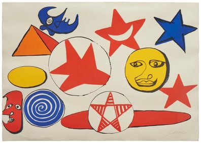 Alexander Calder (1898-1976), "L'Etoile Rouge," 1976
