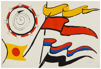 Alexander Calder (1898-1976), "Oriflammes," 1969