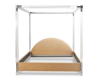 Charles Hollis Jones (b. 1945), A California King Lucite bed frame, late 20th century