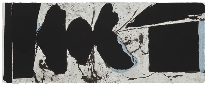 Robert Motherwell (1915-1991), "Elegy Black Black," 1983