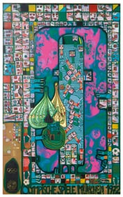 Friedensreich Hundertwasser (1928-2000), "Olympische Spiele Munchen 1972" (Olympic Games Munich
