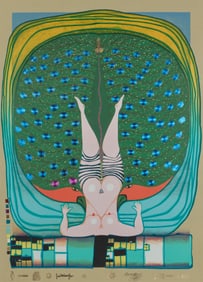 Friedensreich Hundertwasser (1928-2000), "Hundertwasser Homage to Schrˆder-Sonnenstern," 1972