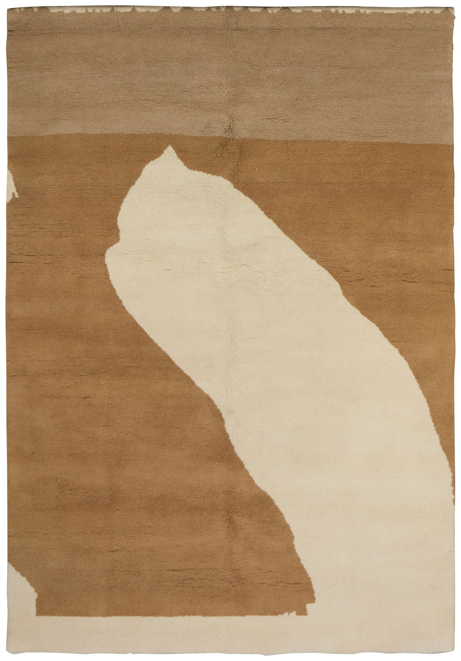 After Robert Motherwell (1915-1991), A 'Beige Figuration' woven wool tapestry from Modern Masters (1 of 5)