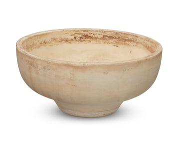 John Follis (1923-1994), An Architectural Pottery bisque earthenware bowl model S-20, mid-20th