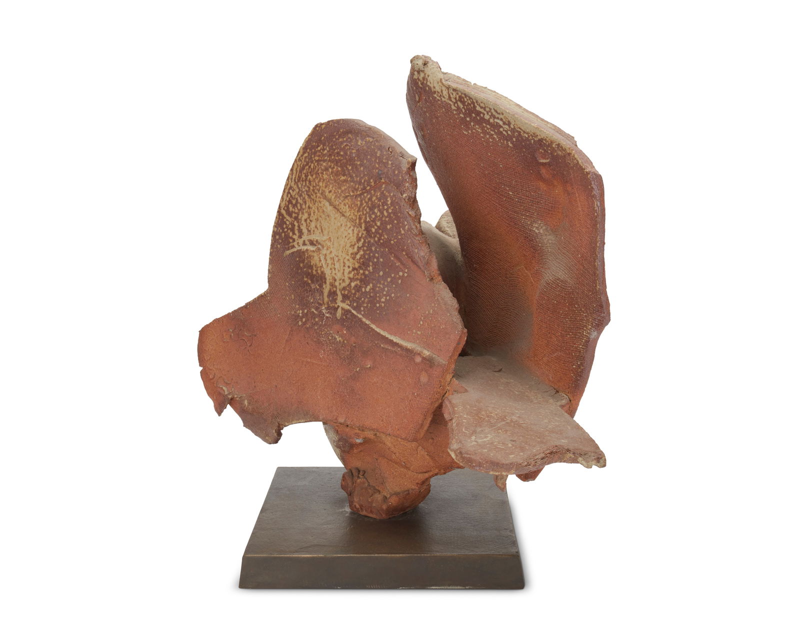 Paul Soldner (1921-2011), Untitled Pedestal Piece, 1998: Paul Soldner(1921-2011)Untitled Pedestal Piece, 1998Woodfired stonewareImpressed near the base with artist's chopmark20.75" H x 25.5" W x 18.75" D Provenance:Frank Lloyd Gallery, Santa Mon