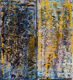 Astor Milan Salcedo (b. 1969), "Two Sides of the Story - Part 6" (Diptych)
