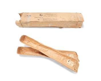 Charles and Ray Eames (1907-1978 and 1912-1988), A pair of Molded Plywood Leg Splints by Evans