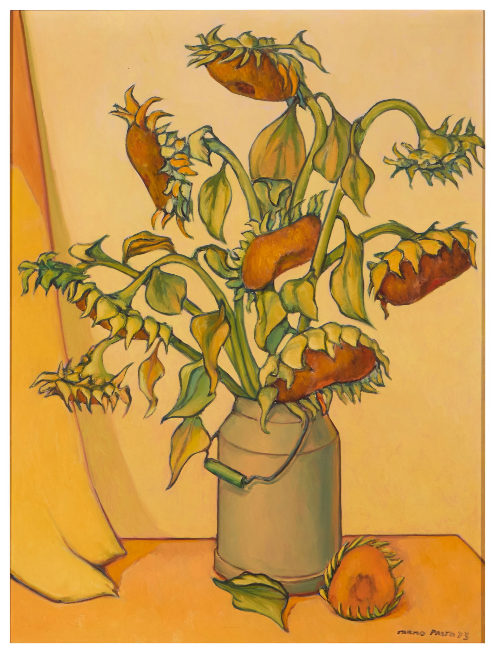 Tarmo Pasto (1906-1986), Sunflower still life, 1973 (1 of 5)