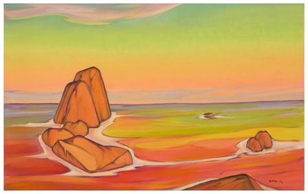 Tarmo Pasto (1906-1986), "Evening Sea," 1972