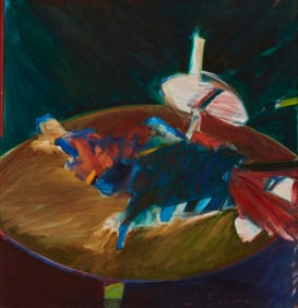 Joan Savo (1918-1992), "Elliptical Painting #24," circa late 1960s
