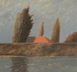 Gordon Cook (1927-1985), "Delta Early Eve" (Sacramento River)