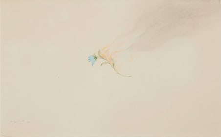 Norman Zammitt (1931-2007), Blue flower, 1969