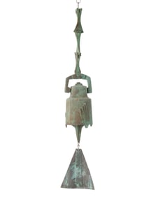 Paolo Soleri (1919-2013), A Cosanti wind bell, mid/late 20th century; Paradise Valley, AZ