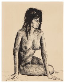 Margaret Keane (1927-2022), Nude figure study, 1958