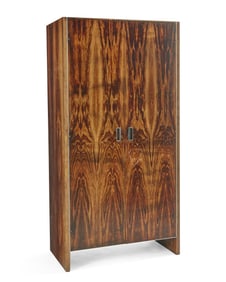 Robert Baron (1925-2014), A rosewood wardrobe for Glenn of California, late 20th century