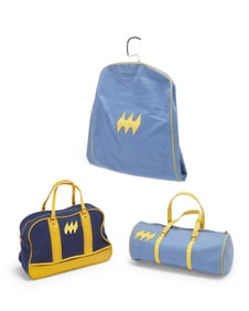 A group of Mario Armond Zamparelli and Company for Hughes Airwest prototype luggage
