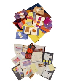 A group of Mario Armond Zamparelli and Company for Hughes Airwest Boeing 727-200 graphic designs and