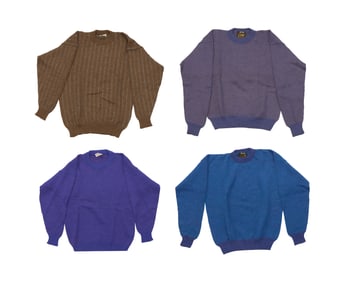 A group of Alpaca wool tricot sweaters size M