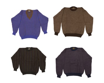 A group of Alpaca wool tricot sweaters size M
