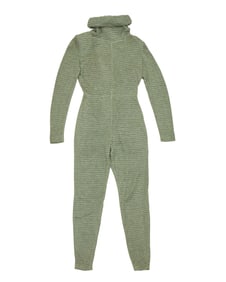A Mario Armond Zamparelli and Company luxury pointelle knit sleeping "onesie" jumpsuit prototype