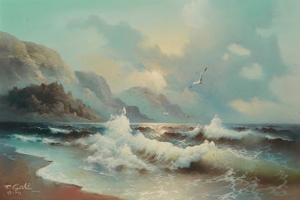 Eugene Garin (1922-1994), Seascape, 1978