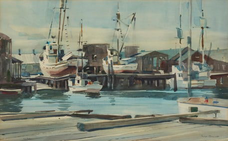 Rex Brandt (1914-2000), "San Pedro"
