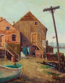 Nell Walker Warner (1891-1970), "Warehouse Pier"