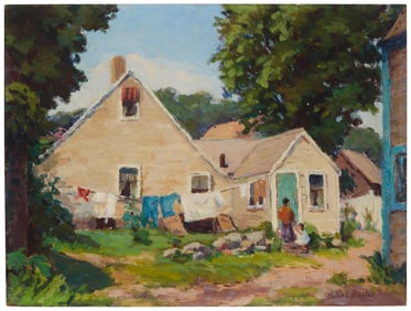 Nellie Evelyn Ziegler (1874-1948), "#3 Atlantic Ave, Nantucket"
