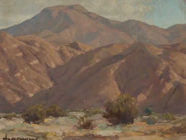 Van de Copeland (1895-1957), Desert mountain landscape