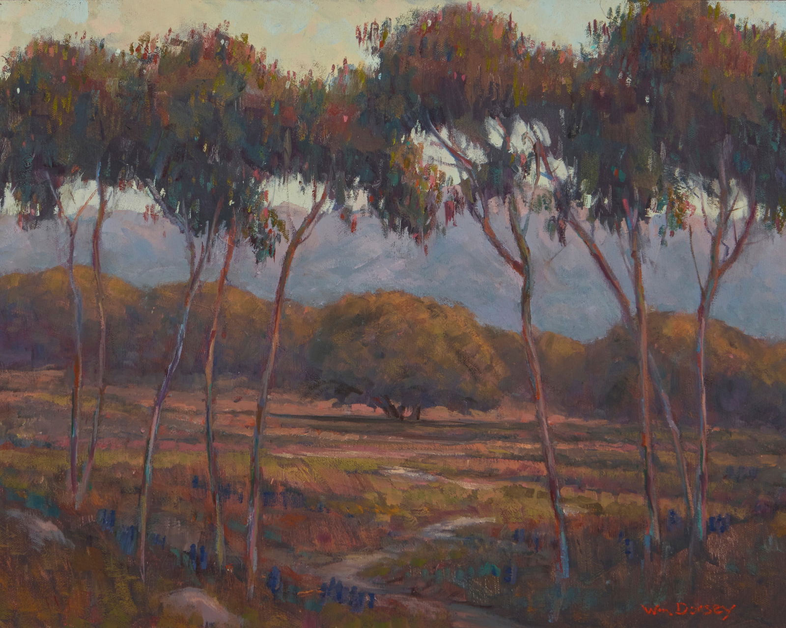 William Dorsey (1942-2019), Eucalyptus flowered landscape (1 of 5)