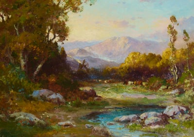 Alexis Matthew Podchernikoff (1886-1933), Landscape with cows